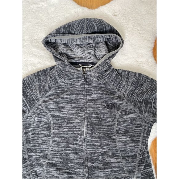 The North Face Heathered Gray Zip Up Hoodie small. Polartec fleece - Picture 11 of 11